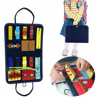 Montessori Busy Board Toddler Sensory Educational Toy