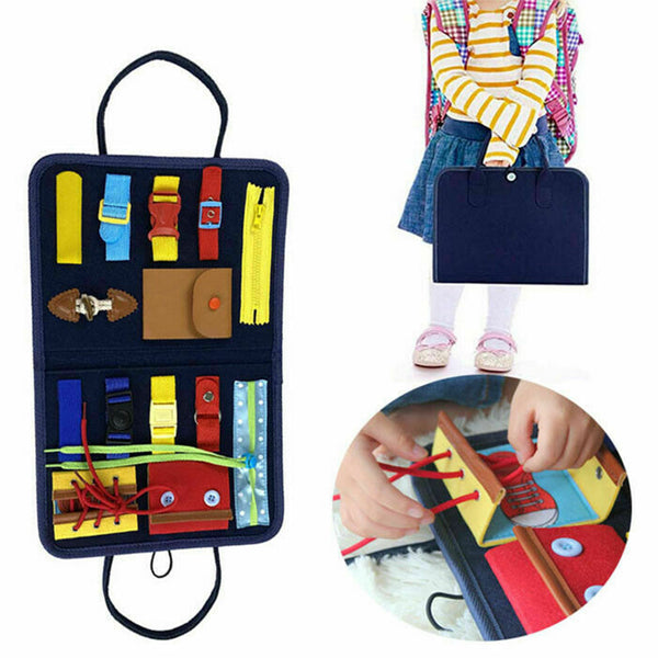 Montessori Busy Board Toddler Sensory Educational Toy