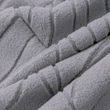 2-Piece Set Stretch Club Chair Slipcover Printed Tub Chair Covers Armchair Covers Light Grey