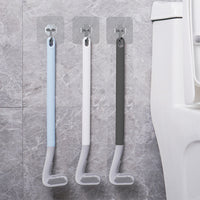 2 Pcs Toilet Brush Long-Handled Golf Toilet Brush Wall-Mounted Toilet Brush Black