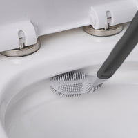 2 Pcs Toilet Brush Long-Handled Golf Toilet Brush Wall-Mounted Toilet Brush Black