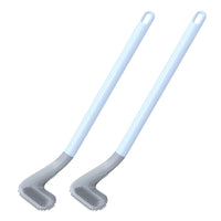 2 Pcs Toilet Brush Long-Handled Golf Toilet Brush Wall-Mounted Toilet Brush Blue
