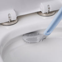 2 Pcs Toilet Brush Long-Handled Golf Toilet Brush Wall-Mounted Toilet Brush Blue