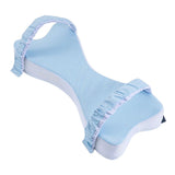 Memory Foam Leg Pillow Knee Pillow for Side Sleepers Blue
