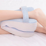 Memory Foam Leg Pillow Knee Pillow for Side Sleepers Blue