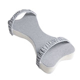 Memory Foam Leg Pillow Knee Pillow for Side Sleepers Grey