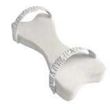 Memory Foam Leg Pillow Knee Pillow for Side Sleepers Light Grey