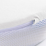 Memory Foam Leg Pillow Knee Pillow for Side Sleepers Light Grey