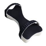 Memory Foam Leg Pillow Knee Pillow for Side Sleepers Navy Blue