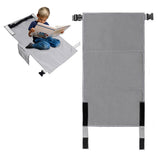 Portable Kids Footrest Hammock Toddler Travel Bed Airplane Car Seat Extender for Toddler Kids Grey