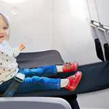 Portable Kids Footrest Hammock Toddler Travel Bed Airplane Car Seat Extender for Toddler Kids Black