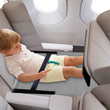 Portable Kids Footrest Hammock Toddler Travel Bed Airplane Car Seat Extender for Toddler Kids Grey