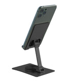 Foldable Desktop Phone Holder Adjustable Table Cell Phone Stand Phone Accessories Black