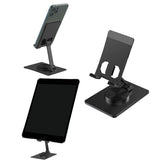 Foldable Desktop Phone Holder Adjustable Table Cell Phone Stand Phone Accessories Black