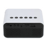 240P Mini Projector Portable Smart Projector Home Video Projector White