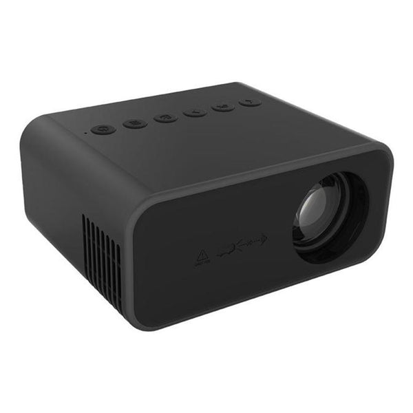 240P Mini Projector Portable Smart Projector Home Theater Video Projector Black