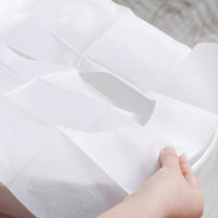 10 Pieces/Pack Portable Disposable Paper Toilet Seat Cover Biodegradable Sanitary Flushable