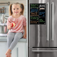 Fridge Sticker Magnetic Black Dry Erase Board Chalkboard Sticker 3pcs