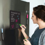 Fridge Sticker Magnetic Black Dry Erase Board Chalkboard Sticker 3pcs