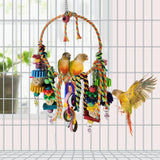 Bird Swing Chewing Toys Parrot Cotton Rope Ring
