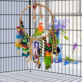 Bird Swing Chewing Toys Parrot Cotton Rope Ring