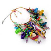 Bird Swing Chewing Toys Parrot Cotton Rope Ring