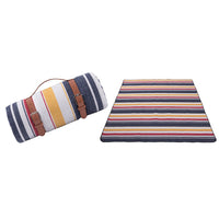 Outdoor Foldable Picnic Blanket Festival Beach Blanket for Camping Rainbow Stripes150 X 200 CM