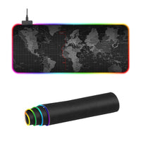 Large RGB Gaming Mouse Pad Extended Computer Keyboard Mat Map
