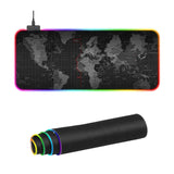 Large RGB Gaming Mouse Pad Extended Computer Keyboard Mat Map