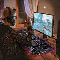 Large RGB Gaming Mouse Pad Extended Computer Keyboard Mat Map