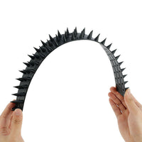 10PCS Bird Deterrent Spikes Anti Cat Climb Wall Fence Spikes Bird Repellent Black