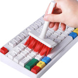 5 in 1 Multifunction Keyboard Cleaning Soft Brush Computer Earphone Cleaning Tools Kit White + Red