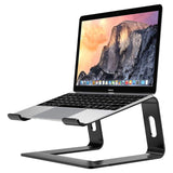 Ergonomic Laptop Stand Notebook Tablet Holder Compatible with Most 10-15.6 inches Laptops Black