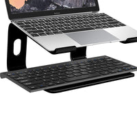 Ergonomic Laptop Stand Notebook Tablet Holder Compatible with Most 10-15.6 inches Laptops Black