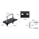Hitch Tightener Anti Rattle Stabilizer for 1.25 inch to 2 inch Tow Bar Trailer Hitches