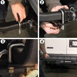 Hitch Tightener Anti Rattle Stabilizer for 1.25 inch to 2 inch Tow Bar Trailer Hitches
