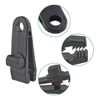 Heavy Duty Tent Camping Clamps Tarp Clips with Elastic String
