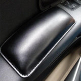 4Pcs Self-Adhesive Leather Car Knee Leg Elbow Pad Armrest Support Cushion Car Accessories
