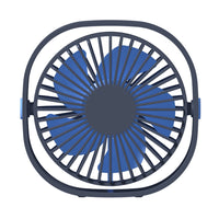 Mini USB Desk Fan 3 Speeds Portable Desktop Table Cooling Fan Blue