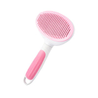 Self Cleaning Slicker Brush Pet Dog Cat Grooming Comb Brush Hair Remover Deshedding Tool Pink