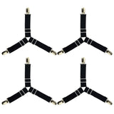 Adjustable Triangle Bed Sheet Clips Holder Mattress Fastener Straps Suspenders Gripper