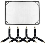 Adjustable Triangle Bed Sheet Clips Holder Mattress Fastener Straps Suspenders Gripper
