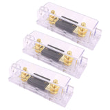 3 Pack 30A ANL Fuse Holder Kit Fuse Block