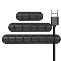 Multi Slots Self Adhesive Cable Holder Cord Clip Cable Management Solution Wire Organizer