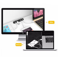 Multi Slots Self Adhesive Cable Holder Cord Clip Cable Management Solution Wire Organizer