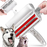 Pet Roller Hair Remover Brush Pet Fuzz Fur Deshedding Tool for Sofa Couch Coat Clothes Carpet