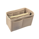 Felt Bag Organizer Handbag Insert Liner Tote Beige-S