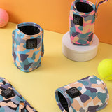 3-Level Adjustable Travel USB Bottle Warmer Bag Milk Heat Keeper Bag Camo Black