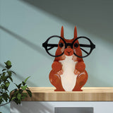 Animal Eyeglasses Holder Eyes Glasses Display Stand Wooden Eyeglasses Holder Home Desktop Decor Style 5