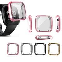 4Pcs Watch Screen Protectors Watch Screen Covers Compatible with Fitbit Versa
